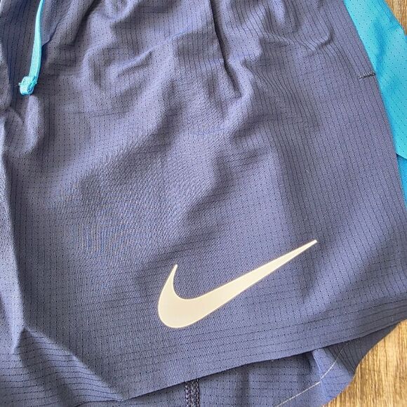 Nike Pro Elite USA Olympic Running Shorts Women's Small S Navy Lined New AO845 - Picture 3 of 9